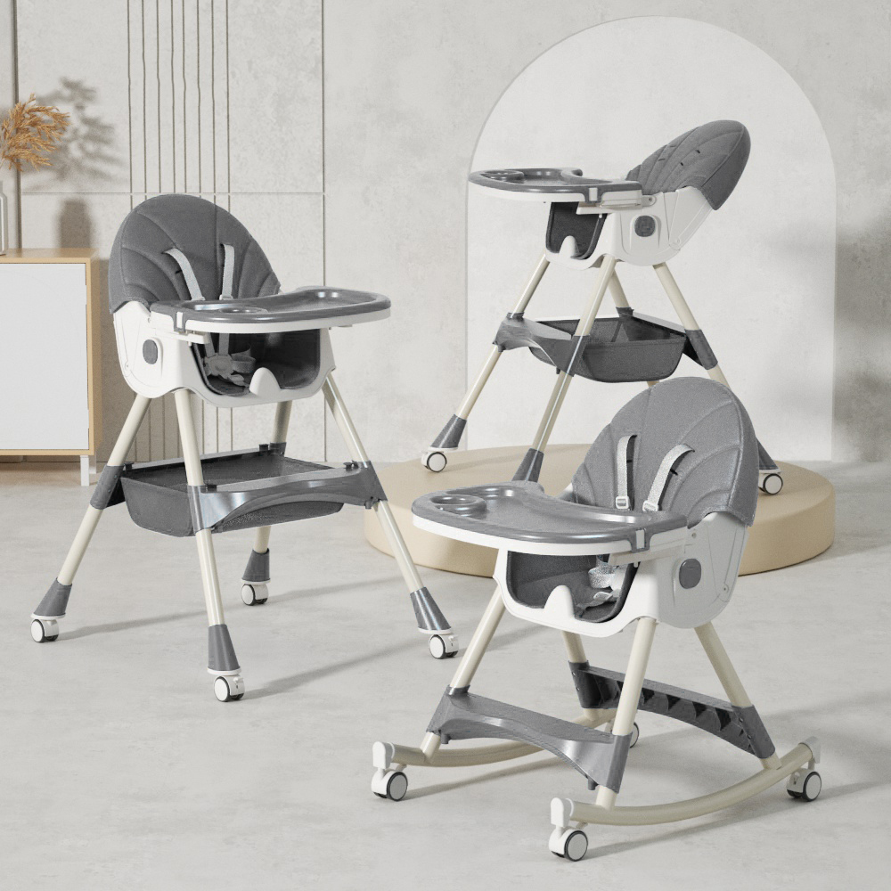 Stolica za hranjenje BABY LINE E 560 Premium – Siva