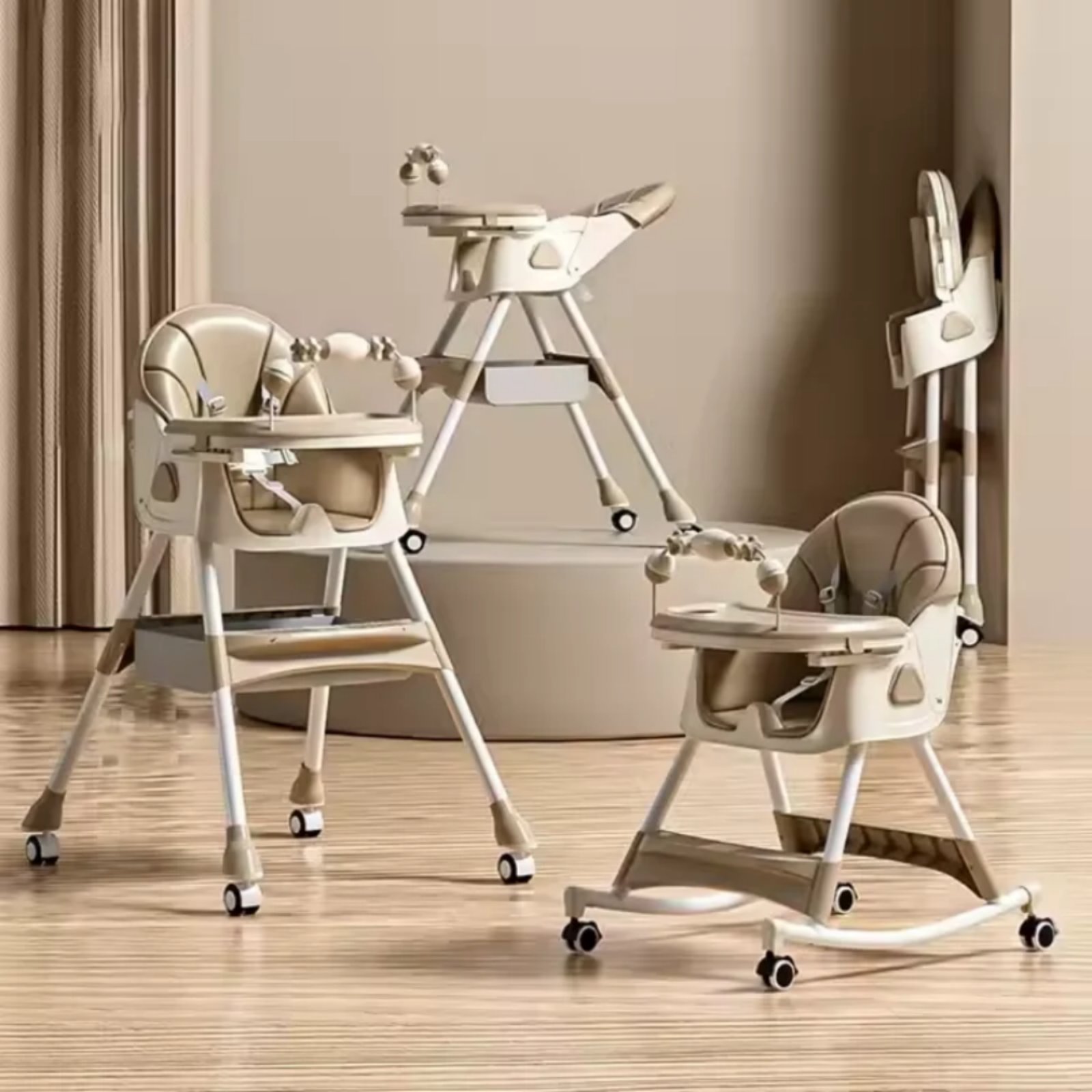 Stolica za hranjenje BABY LINE E 560 Premium – Bež