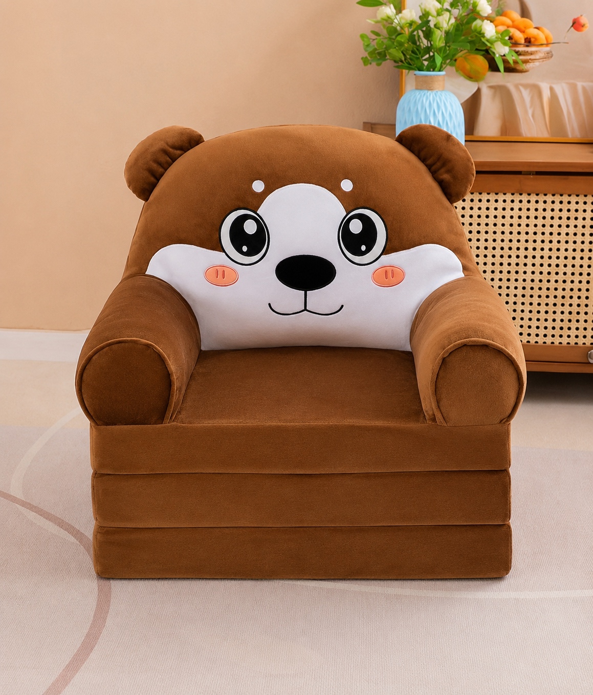 Foteljica za decu BROWN DOG B082